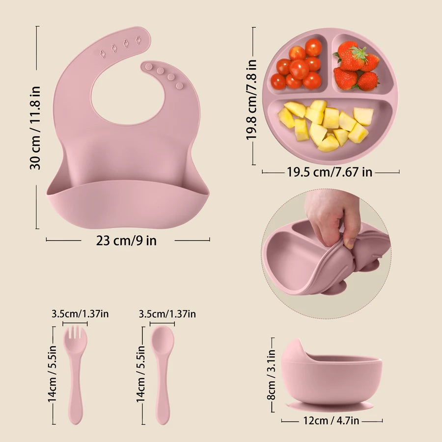 Baby Silicone food Set